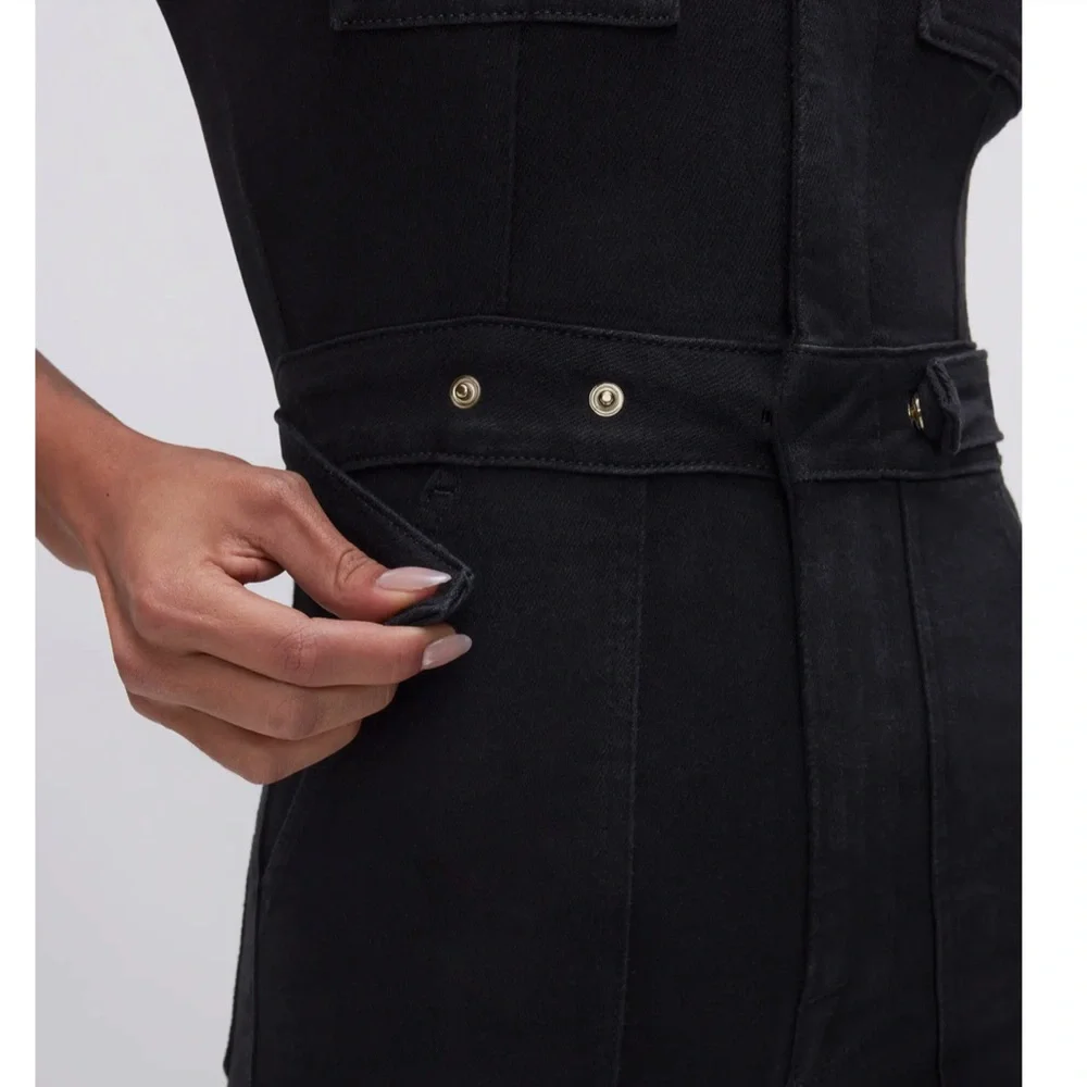 Good American Black Jumpsuit - Picture 3 of 7